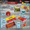 Kit Imprimible Candy Bar Aviones El Mas Completo 5