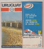 1973 Uruguay Mapa Desplegable Empresa Esso Playa Pocitos 0