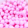Pompom Rosa Bebê Bolo De Fio Sintético 1cm 100 Unidades 0
