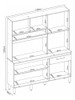 Mueble De Cocina Kit Completo 4 Puertas Cajones Amoblamiento 4 Mueble De Cocina Kit Completo 4 Puertas Cajones Amoblamiento 4