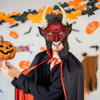 Máscara Do Diabo Máscara Facial Cosplay Vermelho 4