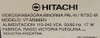 Video Grabadora Hitachi Vt-m588en Sin Funcionar Solo Prende 3