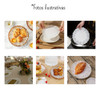 100 Doilies Toalha Rendada De Papel Renda Festa 36,5 Cm 5x20 4