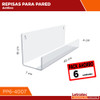 Repisa Pared Acrílico  Pp6-4007-6 Pack/6 1
