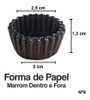 1000 Forminhas Marrom Dentro Fora Nº6 Doce Brigadeiro Plac 2