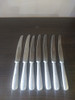 Antiguo Juego 7 Cuchillos Inoxidable Importado Ind Argentina 1