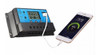 Controlador De Carga Usb 10a 12v/24v Pwm Painel Solar 0
