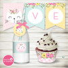 Kit Imprimible Gatita Pastel Cumpleaños Invitación 02 4