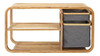Mueble Estantería/banco C/cestos 90x30x44cm Bamboo 0