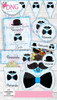 Kit Imprimible Invitaciones Candy Bar  / Little Man 1