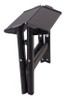 Taburete Escalón Plegable 1 Peldaño Aluminio Color Negro 1