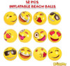 Emoji Universo: 12 Pulgadas Emoji Inflable Pelotas 4 Emoji Universo: 12 Pulgadas Emoji Inflable Pelotas 4
