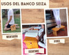 Banquito De Meditación Seiza Eucalipto + Almohadón 1