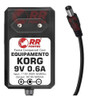 Fonte Carregador 9v 600ma Pra Pedal Pedaleira Korg A4 Bass 0