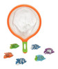 Juego Para Pileta De Atrapar Peces Con Red Mas 6 Peces Pesca 1