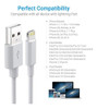 Cable Lightning Con Certificacin Mfi, Paquete De 3 Cables De 6
