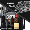 ~? Toysly Badboy Steam Train Building Kit, Conjunto De Exhib 3