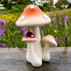 Estátua De Cogumelo Simulação 3 Cogumelos Cabeça 3
