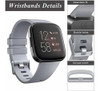 Malla Para Fitbit Versa Gray / - Large 1