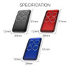 Control Remoto 4 Botones Rf-433 Rojo 3