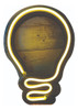 Cartel Lamparita Luz Idea Neón Led Deco 0