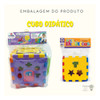Kit Cubo Didático Bebê Grande Pequeno Peças Encaixar Montar 4