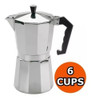 Cafetera Jarra Italiana Aluminio 6 Pocillos Moka Expres 1