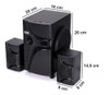 Micro System Home Theater Caixa Som Bluetooth Subwoofer Usb 3