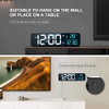 Reloj Digital De Escritorio Pared Dormitorio 26x7cm Negro 4
