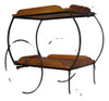 Carrinho Chá Adega Para Decoração Servir Bebidas 2