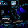 Fita Led Luz Interna Neon Painel 2m Metros Tunning Branco 3