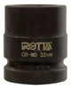 Soquete De Impacto 1 Pol Sextavado Curto 32mm Rotta 376 0