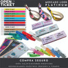 500 Pulseras De Tela Tyvek Lisas Eventos Pileta Fiestas Vip 7