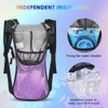 Mochila De Hidratacion Con Vejiga De 2l Kuyou Purpura 4