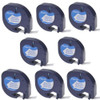 8pk Etiqueta De Plástico Cinta Para Dymo Letra Tag Plus Lt10 0 8pk Etiqueta De Plástico Cinta Para Dymo Letra Tag Plus Lt10 0
