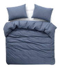 Wake In Cloud - Juego De Funda De Edredón Azul Vaquero, 100 0 Wake In Cloud - Juego De Funda De Edredón Azul Vaquero, 100 0