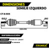 Semieje Izquierdo Saxo Ax 106 205 2