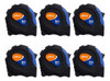 Kit 6 Trenas Allflex Emborrachada Aço 16mmx3m Ponta Imantada 0