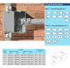 Caja Derivación Galvanizada Rosca 3/4 Daisa Tipo X 2