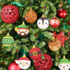 Adornos De Madera De Navidad Con Adornos De Navidad Para Dec 5