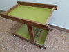 Mesa De Arrime Antigua Vintage Con Ruedas 3