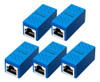 Zuzong - Conector De Extensin Ethernet Rj45, Acoplador Ether 0