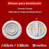 Difusor Redondo Diámetro 43 Cm (conexión Ducto De Ø 38cm) 2