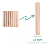 Kit 6 Deck Madeira Modular 35x35 Natural Área Int E Ext 3
