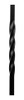 Barrote Varilla Reja Hierro Cuadrado Torsionado 3/4 L1.20 M. 0