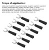 Conector Elétrico Fork Spade Wire 10 Unidades Banana Plug 3