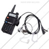 Kit 2 Fone De Silicone Para Rádio Baofeng/intelbras Bom + Nf 4