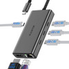 Concentrador Usb-c De 3 Puertos De 10 Gbps Para Porttil 6 En 0