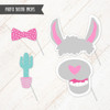 Llama Y Cactus Kit + Props De Regalo-textos Editables 4