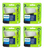 4x Repuesto Philips Qp220 Afeitadora Oneblade 0